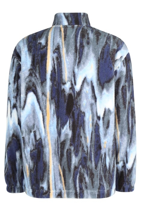 COUZEIX AOP ZIPPER JACKET BLUE MELTING AOP 5