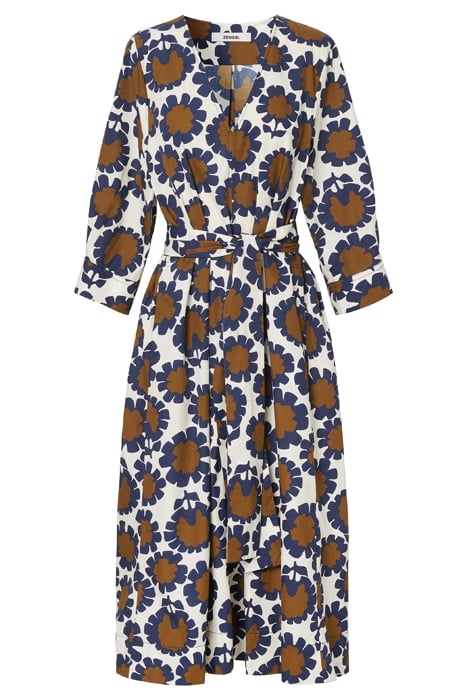 COTTON PRINTED DRESS JAPAN BLUE 3