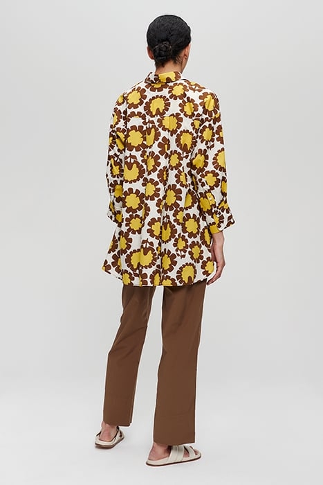 COTTON PRINTED SHIRT YELLOW 4