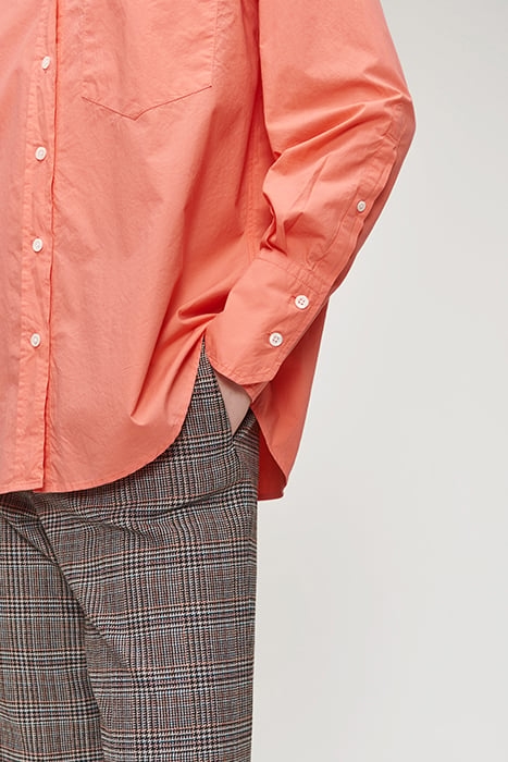 ORG COTTON BOYS SHIRT RADIANT CORAL 5