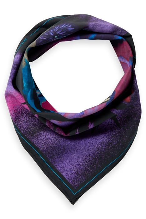PRINTED COTTON BANDANA MOODY FESTIVAL 1