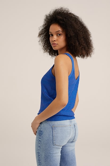 KNITTED PULLOVER COBALT BLUE 2