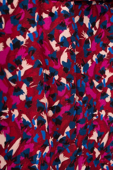 DARK RED TACHIST PRINT JUMPSUIT 8