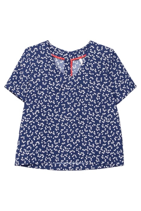 NAVY GRAPHIC PRINT TOP 2