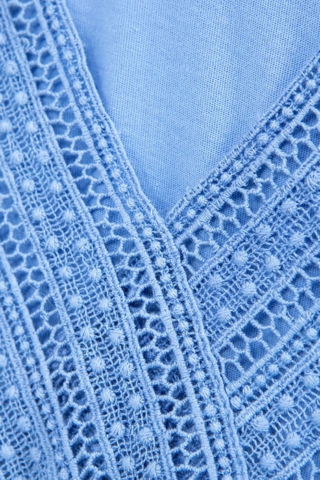 AZURE REVERSIBLE T-SHIRT WITH LACE 4