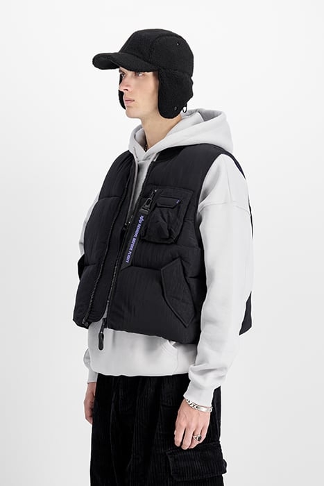 MA-1 PUFFER VEST UV BLACK 4