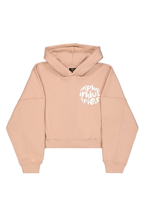 LOGO HOODIE DUSTY CORAL 3