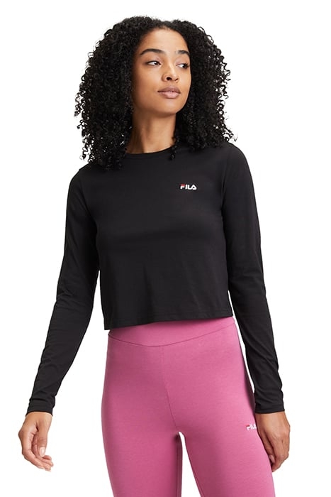 BENNDORF CROPPED LONG SLEEVE SHIRT BLACK 1