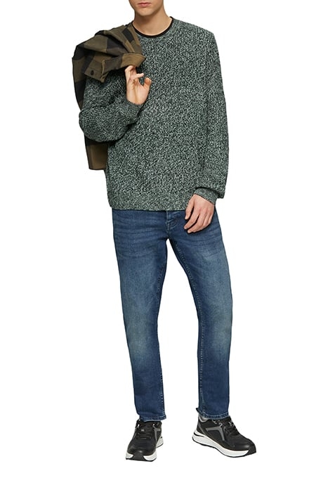 S.OLIVER-QS PULLOVER GREEN-MELANGE 2