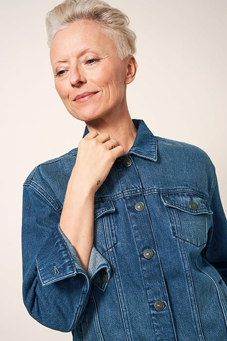 DAYTON DENIM JACKET MID DENIM 5