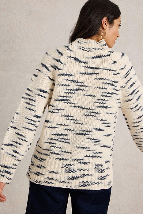 SPACEDYE HIGH NECK NATURAL MULTI 4