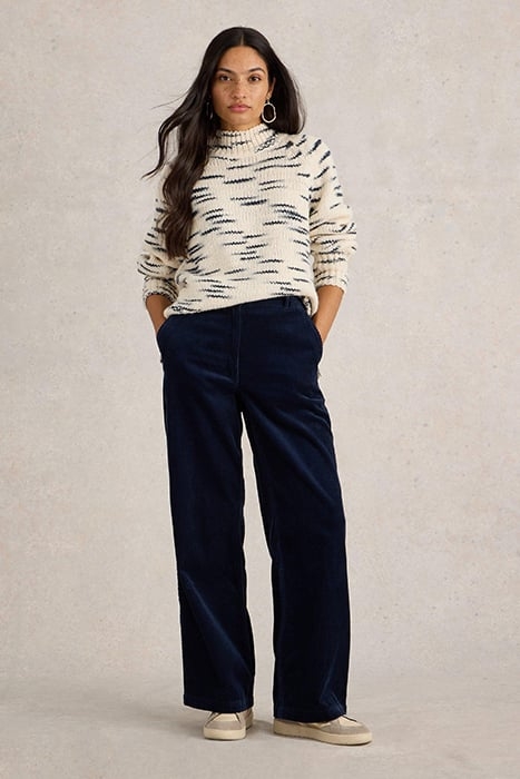 SPACEDYE HIGH NECK NATURAL MULTI 1