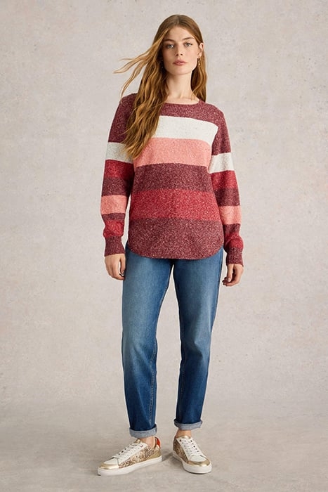 TALIA NEP JUMPER PLUM MULTI 1