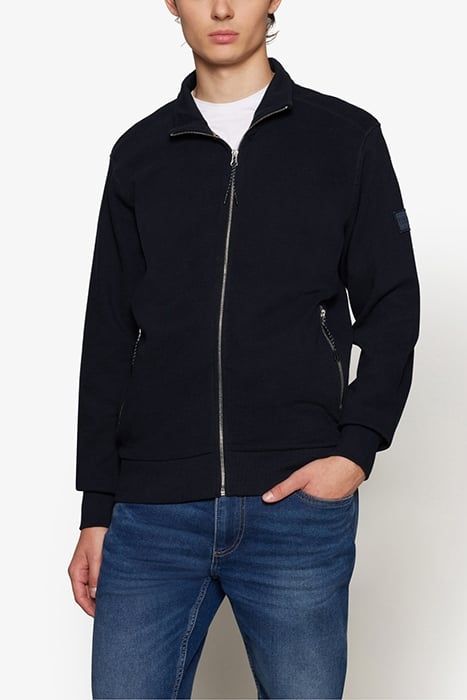 KRISTOFFSI STRUCTURE CARDIGAN DEEP MARINE 1