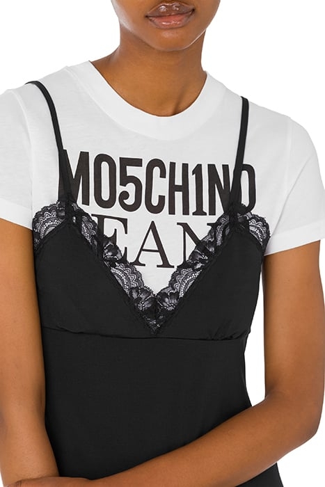 TROMPE L'ŒIL JERSEY T-SHIRT BLACK 4