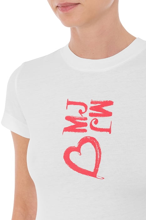 JERSEY T-SHIRT WITH MJ PRINT WHITE 4