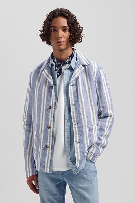 DS_HARLAN RAILWAY JACKET BLUE CHAMBRAY BLUE CHAMBRAY 1