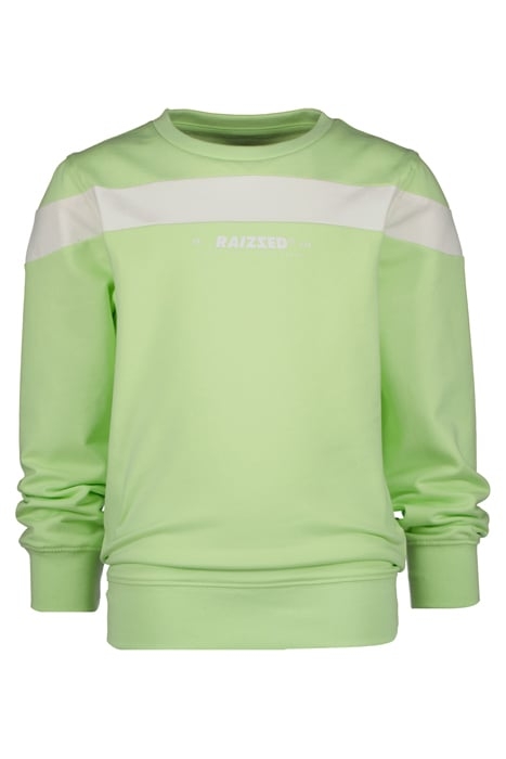 BOYS NOXON SWEATER NEON GREEN 3