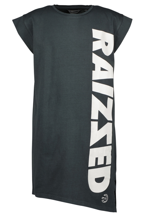 GIRLS DENVER DRESS BLACK GREY 1