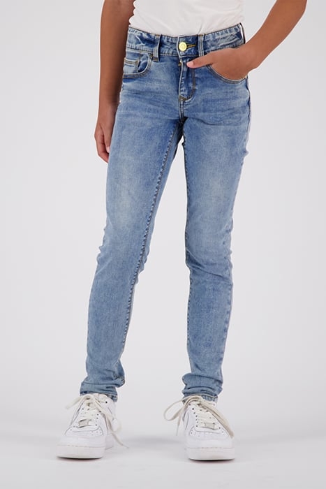 GIRLS CHELSEA JEANS MID BLUE STONE 1