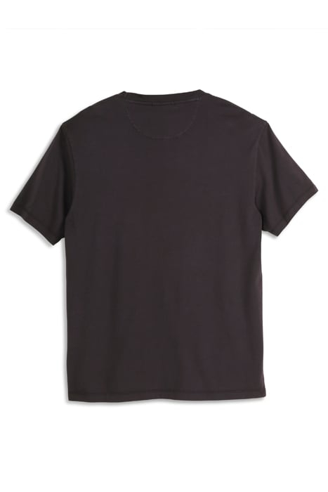 GARMENT DYED SS POCKET TEE BLACK 2