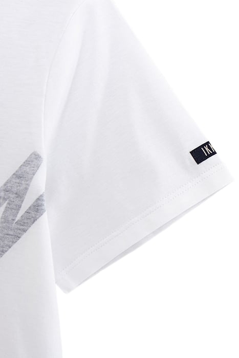 BOYS' WHITE IMAGE T-SHIRT WITH CREST PRINT INSIDE 4