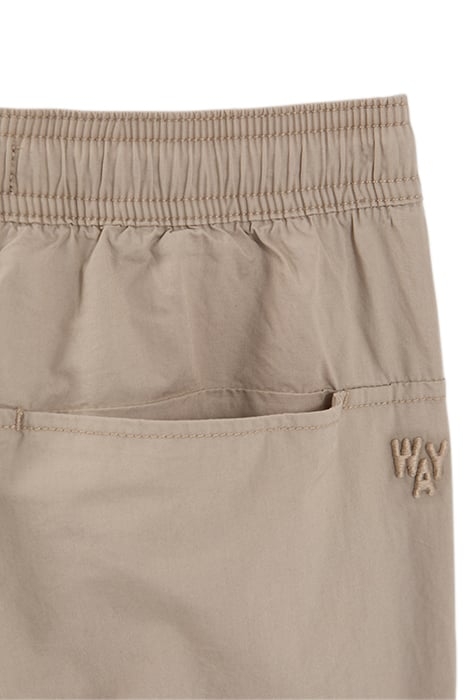 BOYS’ BEIGE CARGO TROUSERS WITH ELASTICATED WAIST & CUFFS 5