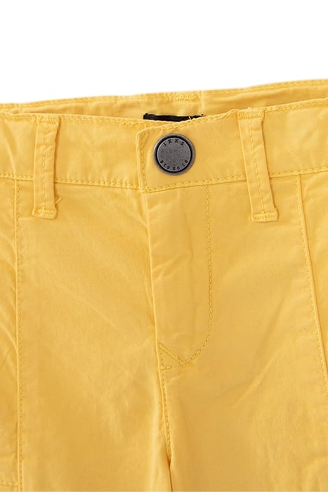 BOYS' YELLOW CARGO BERMUDA SHORTS 3
