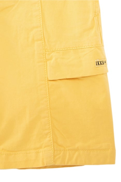 BOYS' YELLOW CARGO BERMUDA SHORTS 7