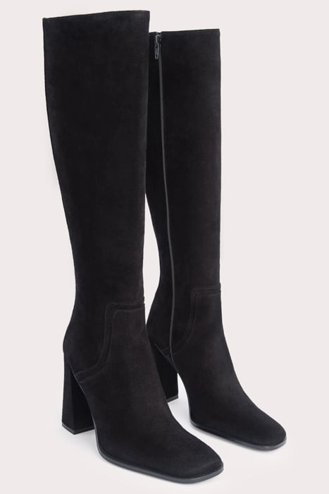 TIA BLACK SUEDE LEATHER BLACK 3