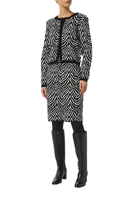 COMMA DRESSES GREY/BLACK 2