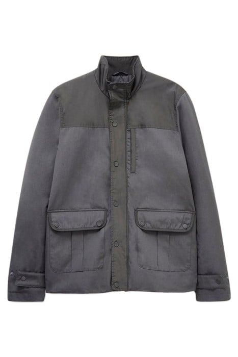 CORBY CANVAS JACKET DARK GREY 1