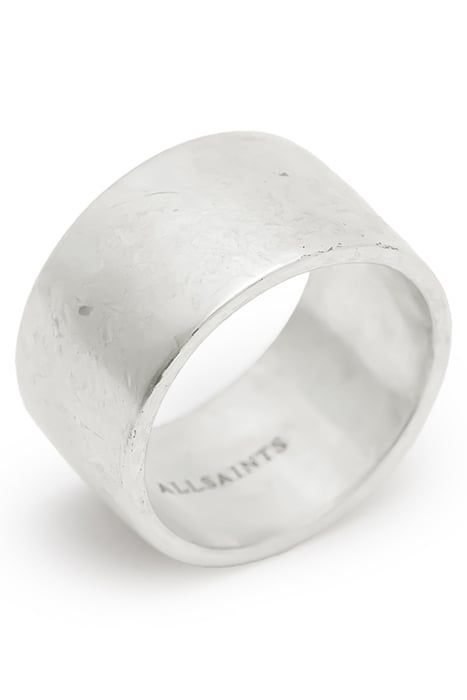 HUNTON CHUNKY RING WARM SILVER 5