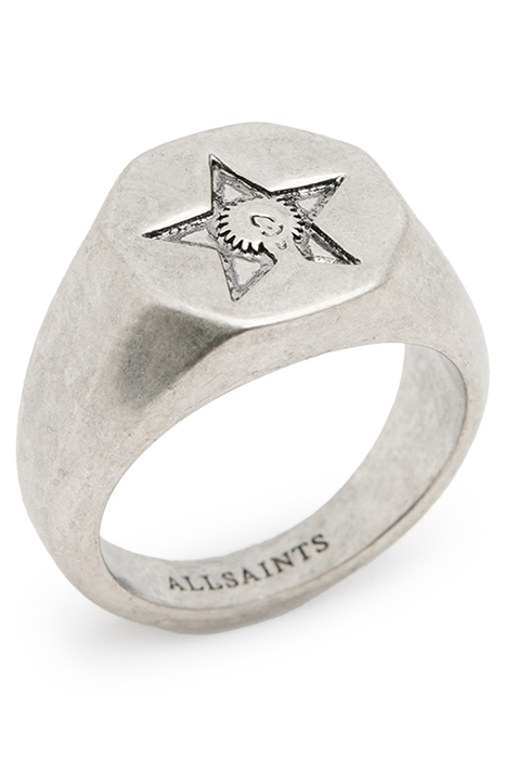 WISH SIGNET RING WARM SILVER 1