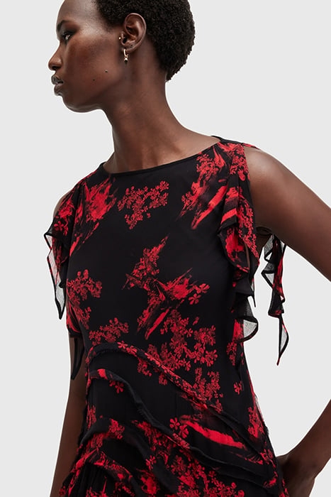 CALLIE DRESS MARIA SIREN RED 7