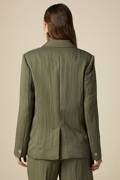 TENCEL-BLEND BLAZER GREEN 2