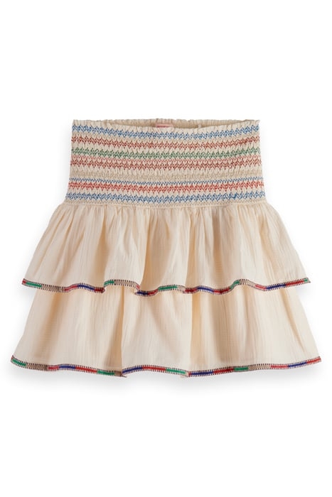 EMBROIDERED MINI SKIRT SOFT ICE 4