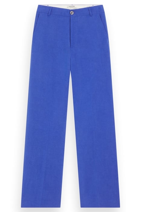 EDIE - HIGH RISE WIDE LEG TROUSERS ELECTRIC BLUE 4