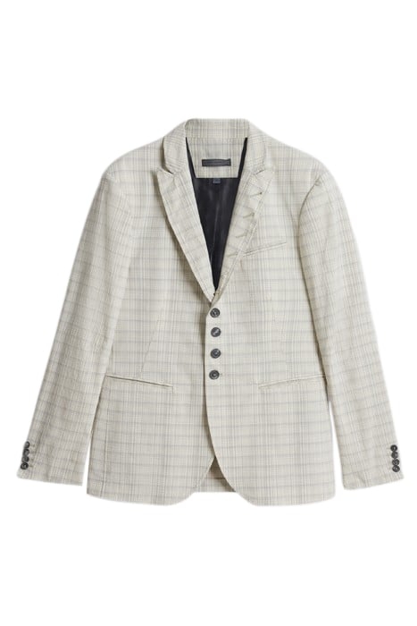 SLIM FIT WIRE INSERTED JACKET ASH 1