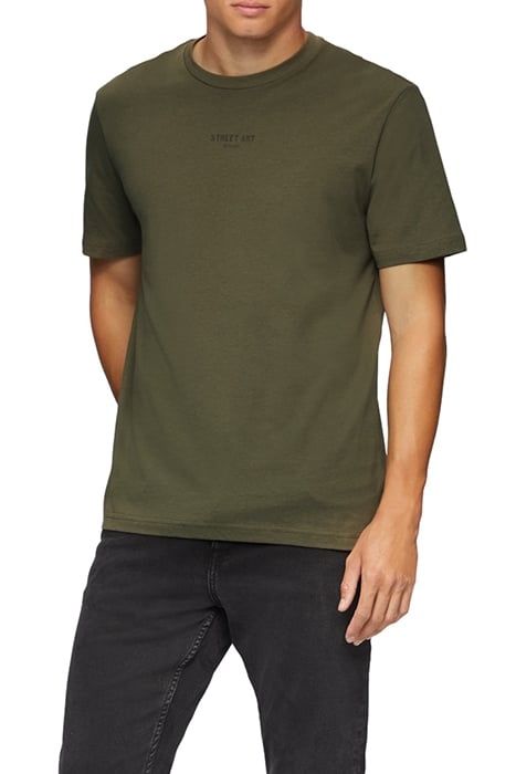 S.OLIVER-QS T-SHIRTS GREEN-OLIVE 1