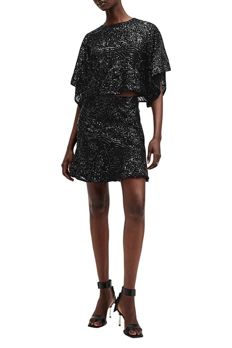 IVY EMB SKIRT BLACK 3