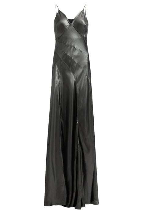 LILI MAXI DRESS METALLIC GREY 3
