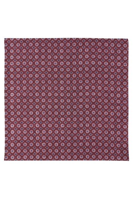 DARK RED DOUBLE-SIDED POCKET SQUARE 2