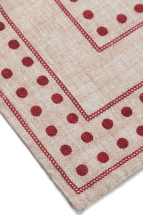 LIGHT BROWN DOTS POCKET SQUARE 3
