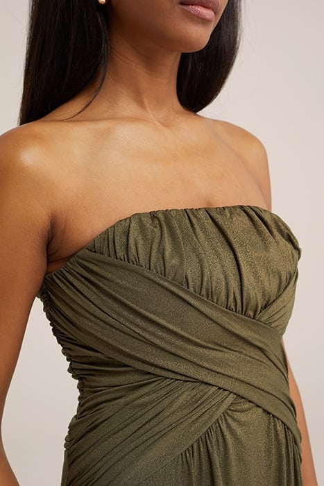 DRESS MAXI LENGTH ARMY GREEN 6