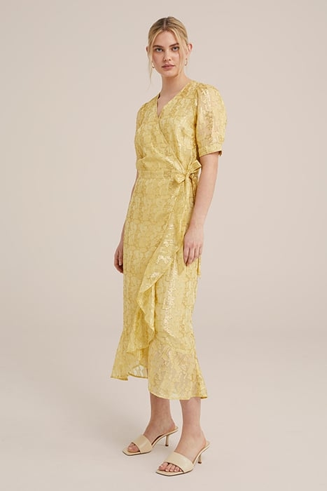 DRESS MAXI LENGTH GOLD 1