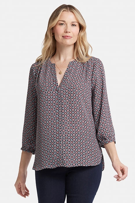 PINTUCK BLOUSE PINNACLE VISTA 5
