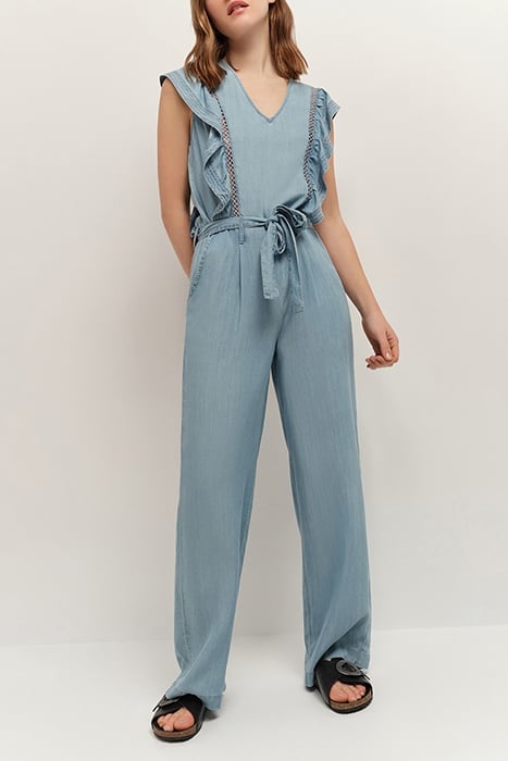 REYNIS - LAPIZ BLUE LYOCELL® LONG JUMPSUIT 3