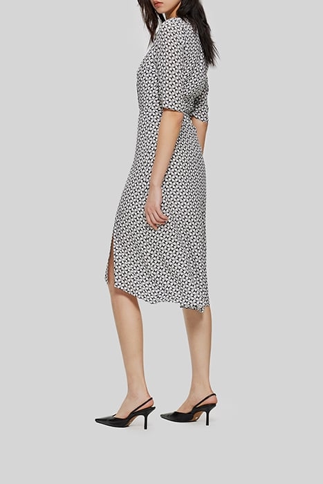 OFF-WHITE GEOMETRIC PRINT MIDI DRESS 2