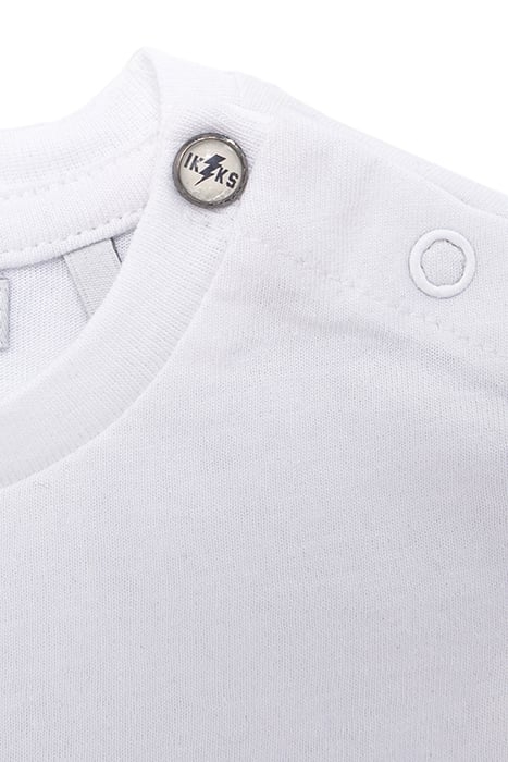 BABY BOYS’ WHITE T-SHIRT WITH LION HEAD GUITARIST IMAGE 5